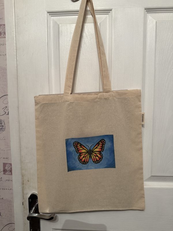 2-sided Butterfly Tote Bag