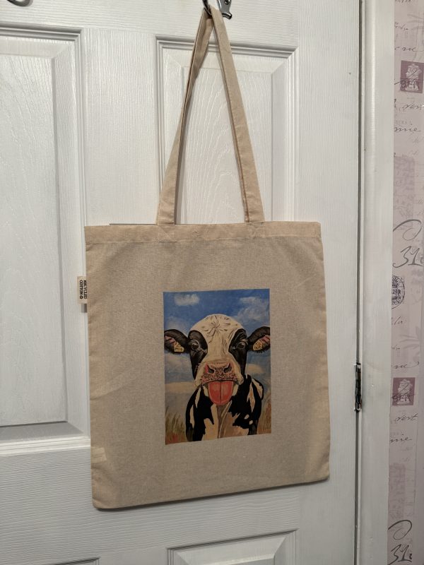 Mayflower Cow Tote Bag