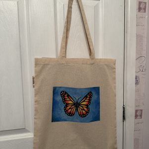 Large Butterfly Tote Bag