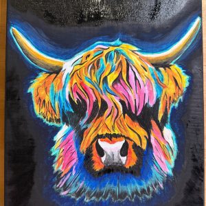 Highland Cow Gift Art Box