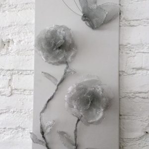 Wire Mesh Flowers on a Canvas Workshop